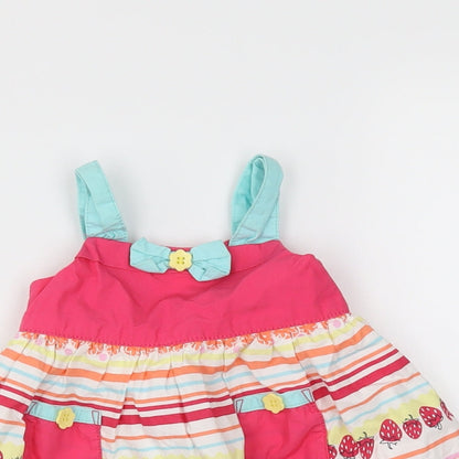George Boys Pink Striped  Trapeze & Swing  Size Newborn