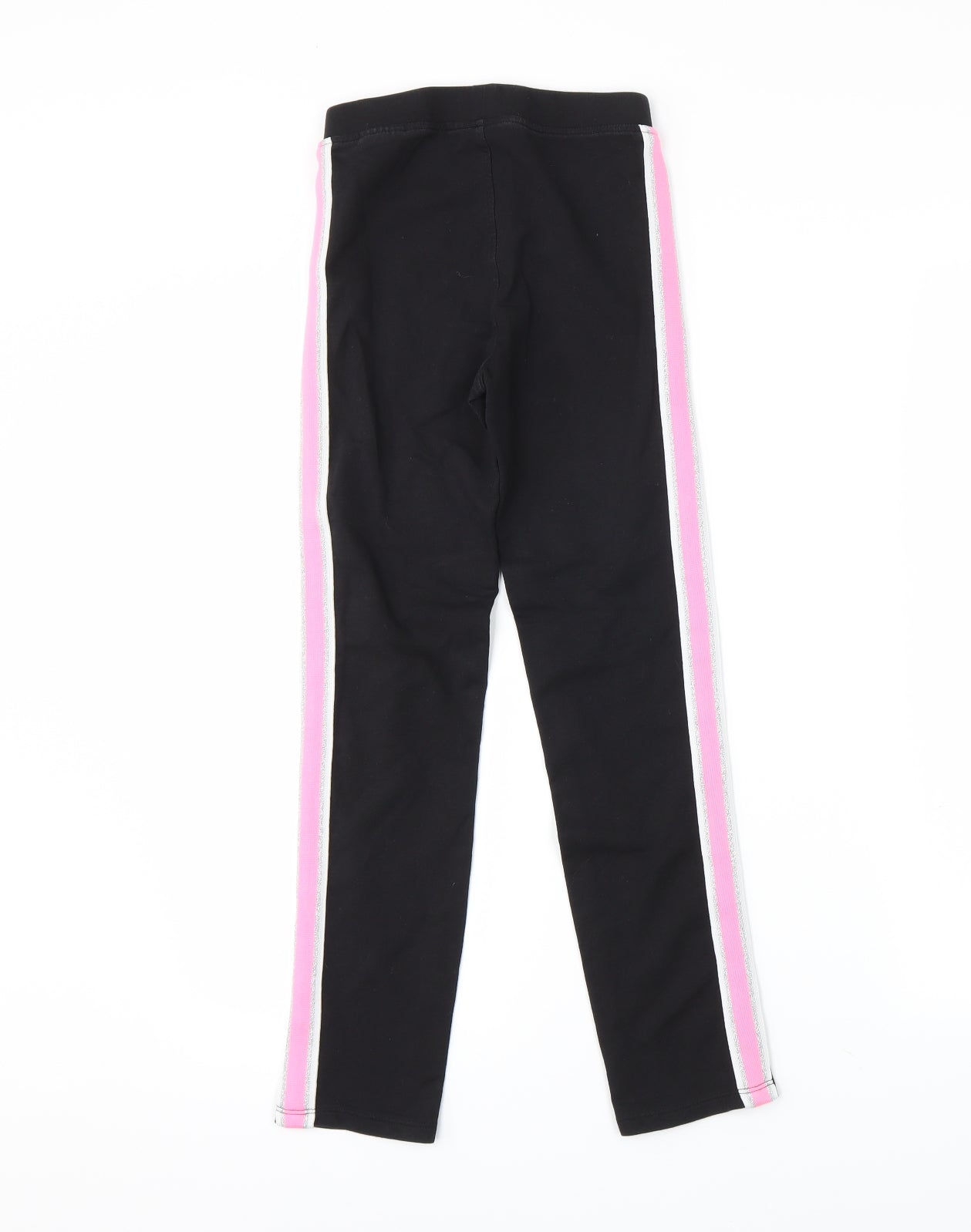 H&M Girls Black   Capri Trousers Size 8-9 Years
