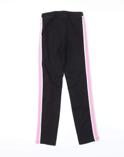 H&M Girls Black   Capri Trousers Size 8-9 Years