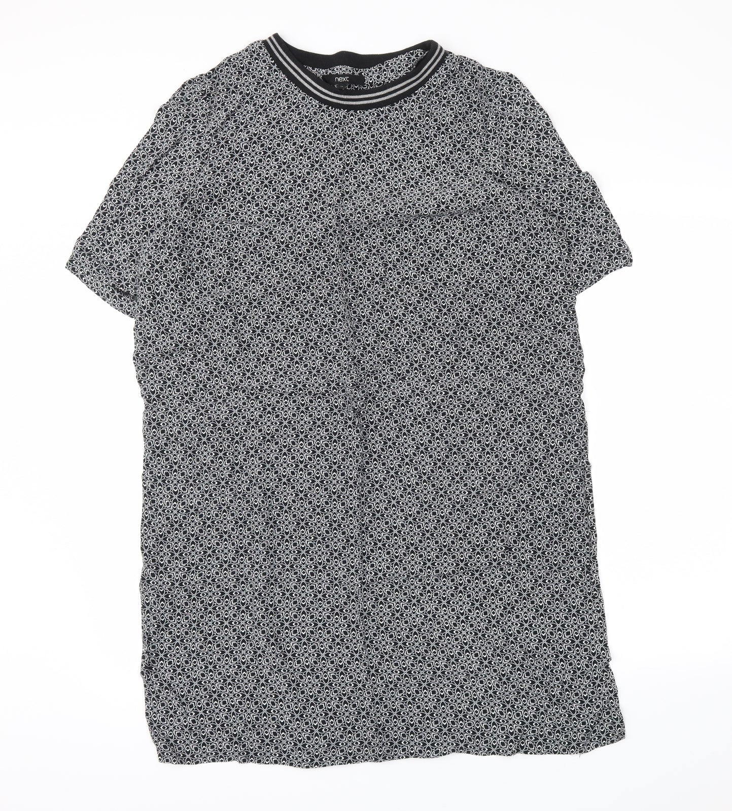 Womens UK Size 14 NEXT Black Basic T-Shirt
