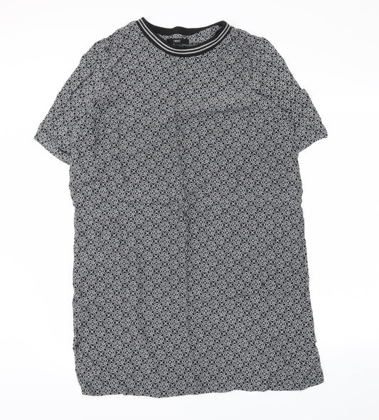 Womens UK Size 14 NEXT Black Basic T-Shirt