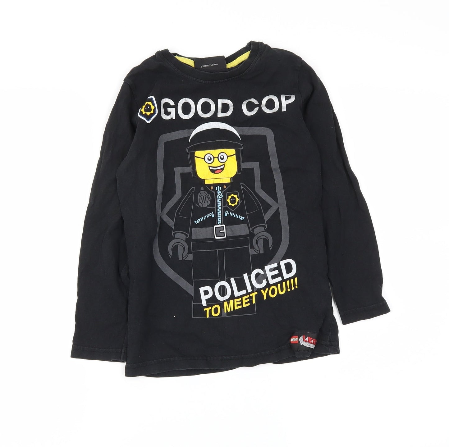 Duck & Dodge Girls Black   Basic T-Shirt Size 7-8 Years