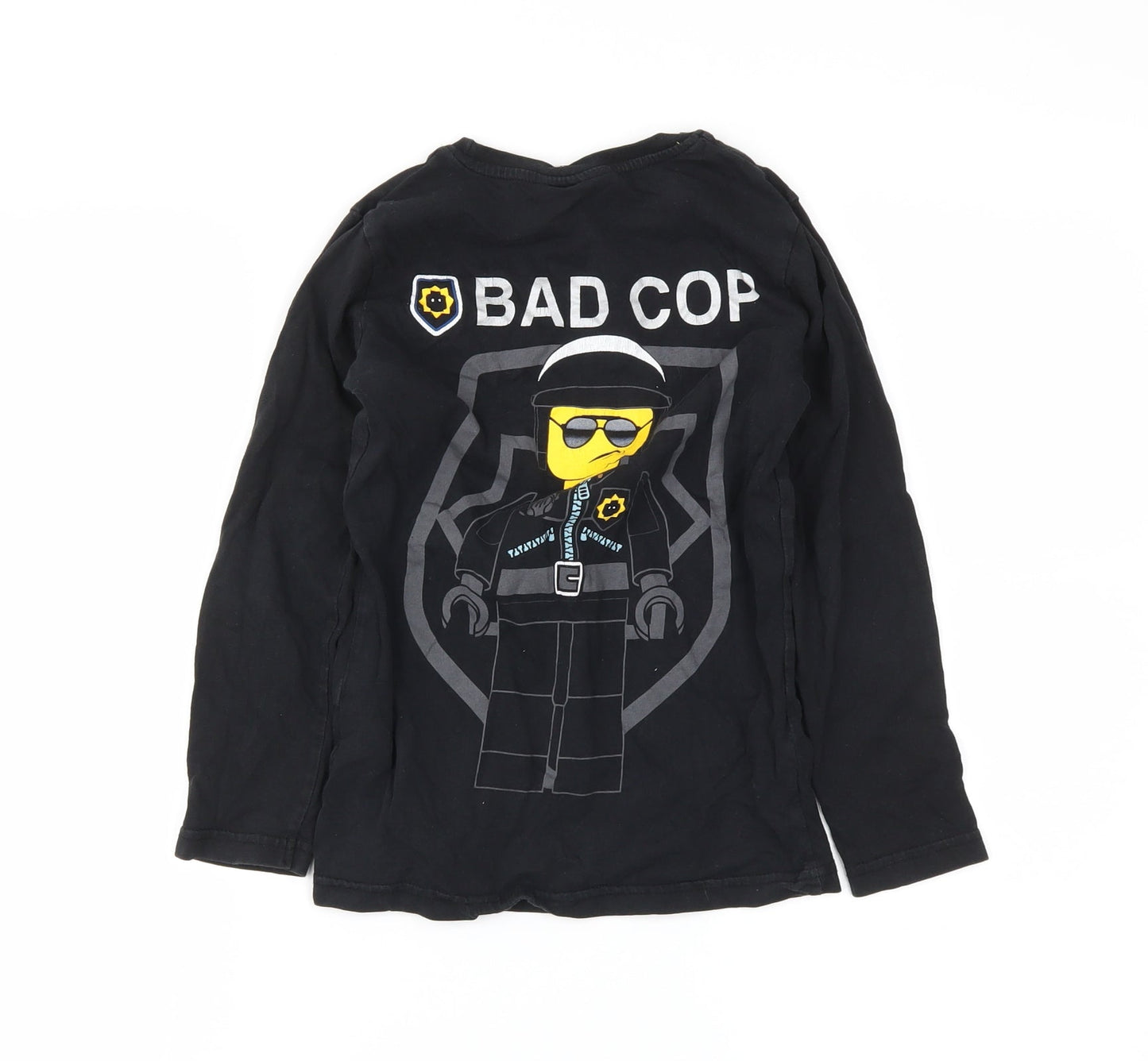 Duck & Dodge Girls Black   Basic T-Shirt Size 7-8 Years