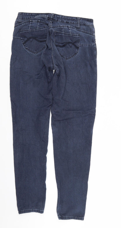 Hot Kiss Womens Blue  Denim Skinny Jeans Size 10 L29 in