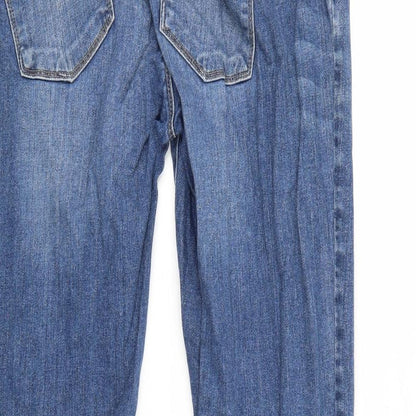 mamas & papas Womens Blue  Denim Straight Jeans Size 4 L29 in - Maternity