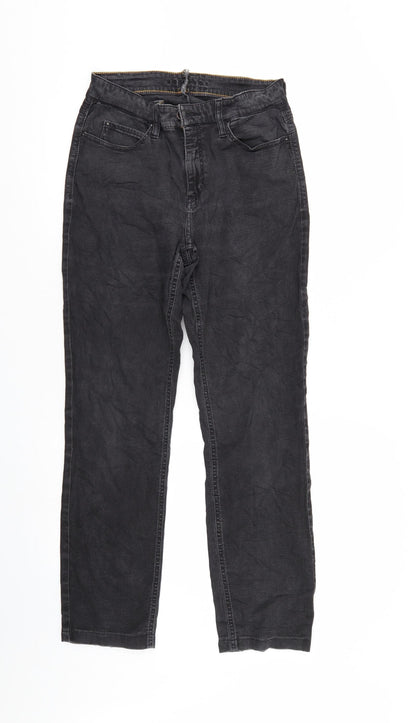 Womens UK Size 28 in Preworn Regular Fit Skinny Black Jeans