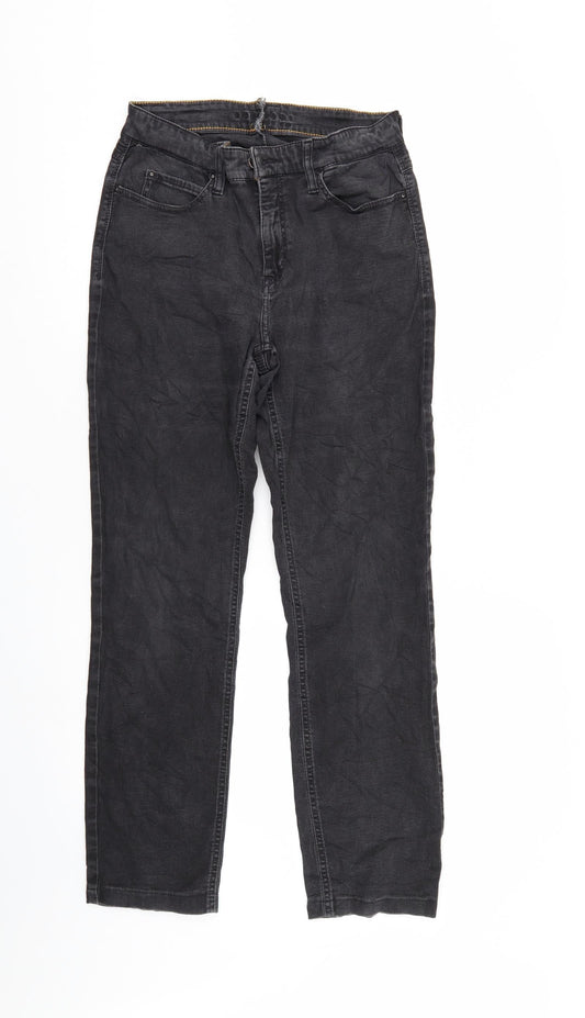 Womens UK Size 28 in Preworn Regular Fit Skinny Black Jeans