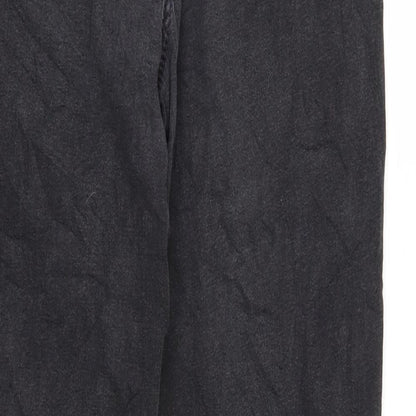Womens UK Size 28 in Preworn Regular Fit Skinny Black Jeans
