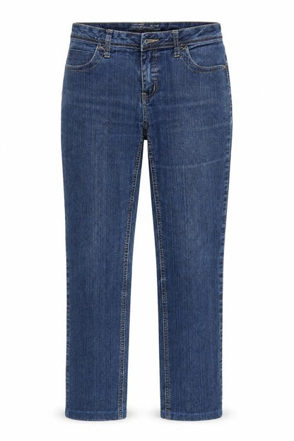 Womens Blue  Denim Straight Jeans Size 31 in L27 in