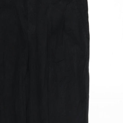 ESPIRIT Womens Black  Denim Straight Jeans Size 12 L29 in