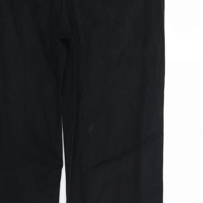 ESPIRIT Womens Black  Denim Straight Jeans Size 12 L29 in