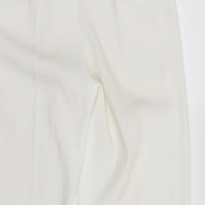 BHS Womens White   Sweatpants Trousers Size 14 L26 in