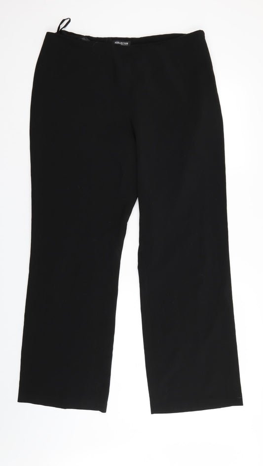 Debenhams Womens Black   Trousers  Size 16 L29 in