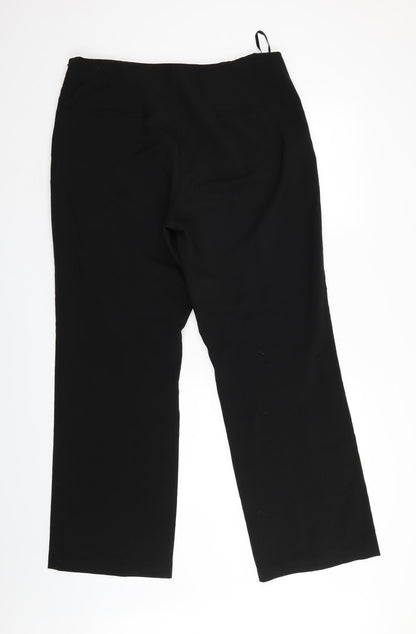 Debenhams Womens Black   Trousers  Size 16 L29 in