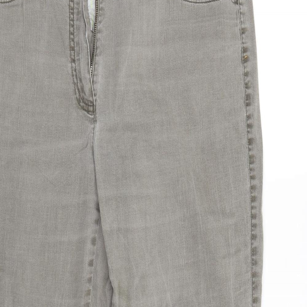 GARDEUR Womens Grey  Denim Straight Jeans Size 32 in L28 in