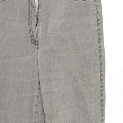 GARDEUR Womens Grey  Denim Straight Jeans Size 32 in L28 in