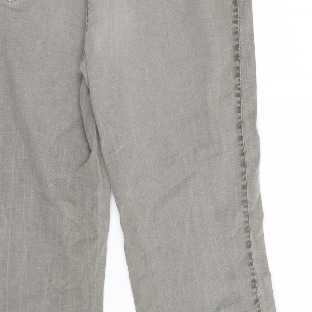 GARDEUR Womens Grey  Denim Straight Jeans Size 32 in L28 in