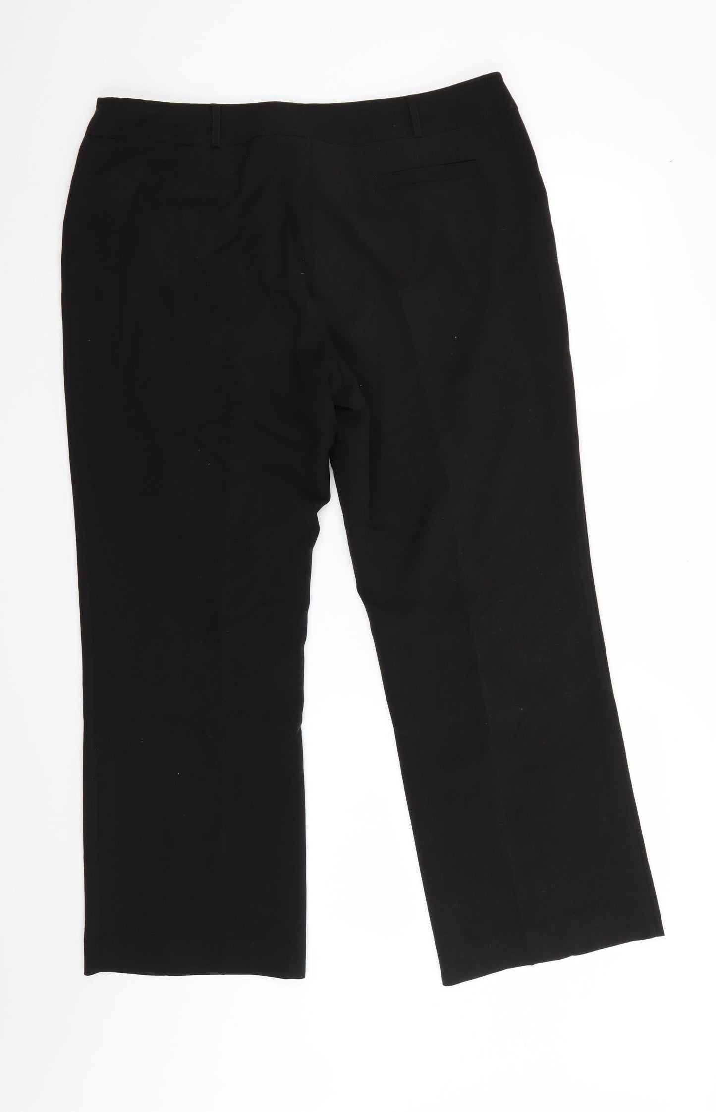 Petite Womens Black   Trousers  Size 36 in L28 in
