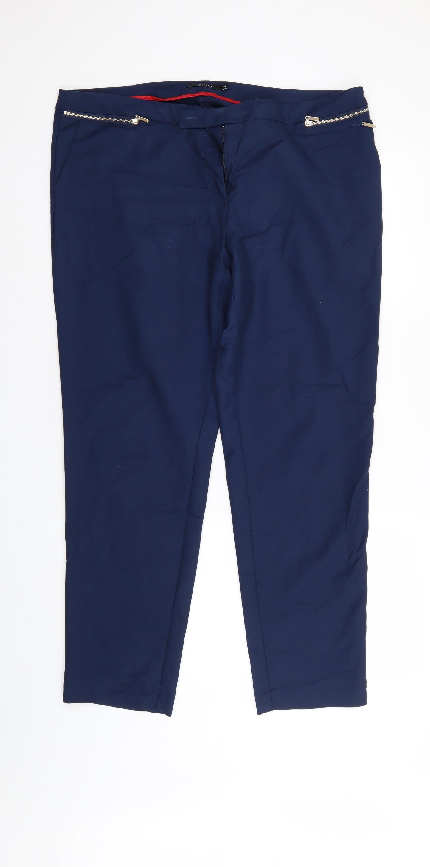 Womens UK Size 18 Monnari Regular Fit  Blue Trousers
