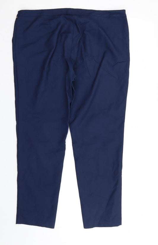 Womens UK Size 18 Monnari Regular Fit  Blue Trousers