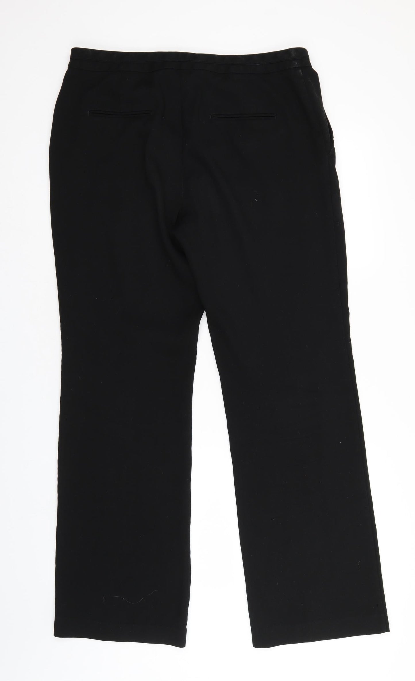 Womens UK Size 34 in Preworn Regular Fit  Black Trousers