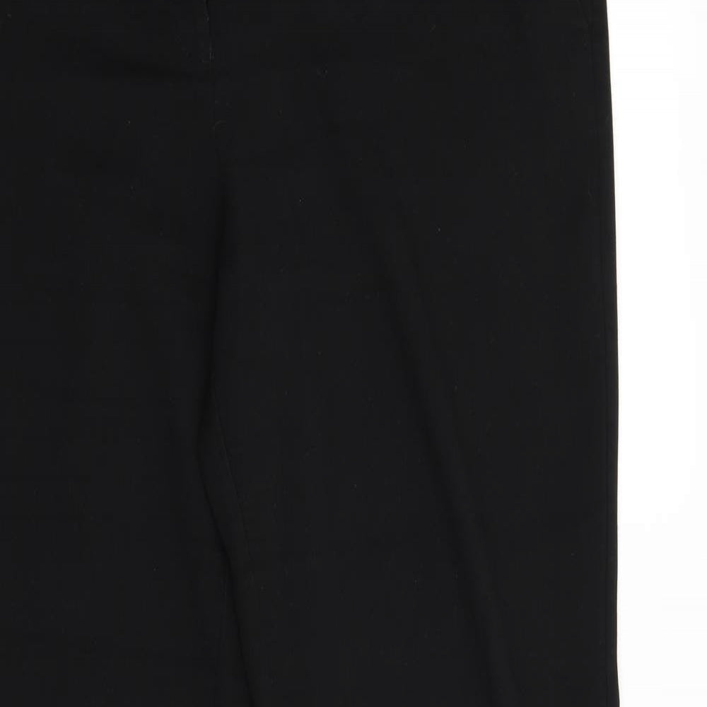 Womens UK Size 34 in Preworn Regular Fit  Black Trousers