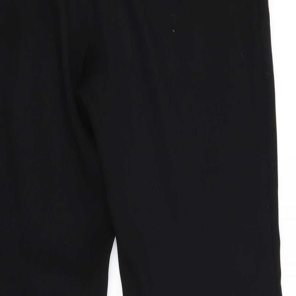 Womens UK Size 34 in Preworn Regular Fit  Black Trousers