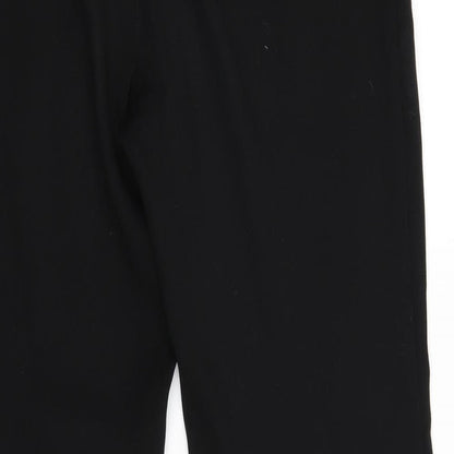 Womens UK Size 34 in Preworn Regular Fit  Black Trousers