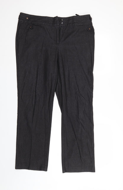 epiloguel Womens Grey   Trousers  Size 16 L29 in