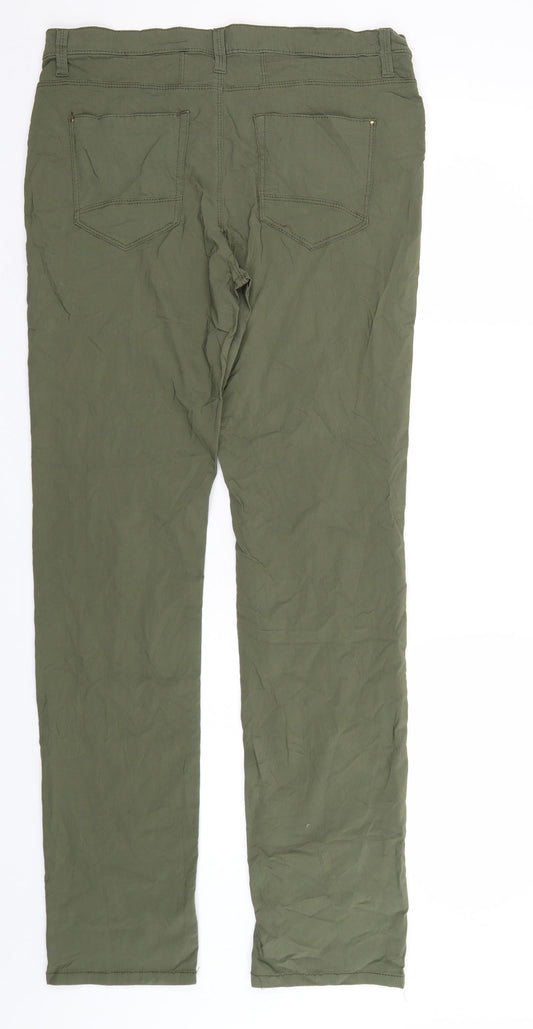 Yessica Womens Green   Skinny Jeans Size 14 L31 in