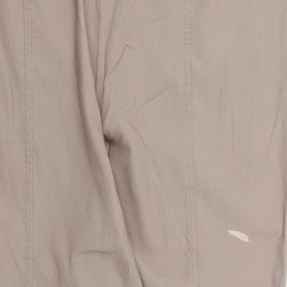 Womens UK Size 20 Preworn Regular Fit  Beige Trousers