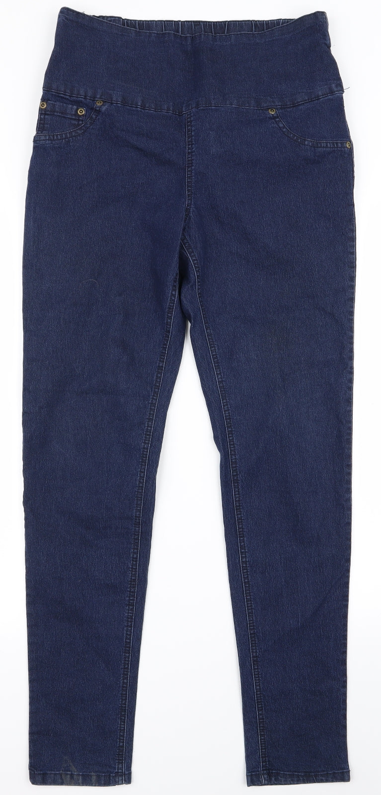 Womens UK Size 30 Preworn Regular Fit Skinny Blue Jeans
