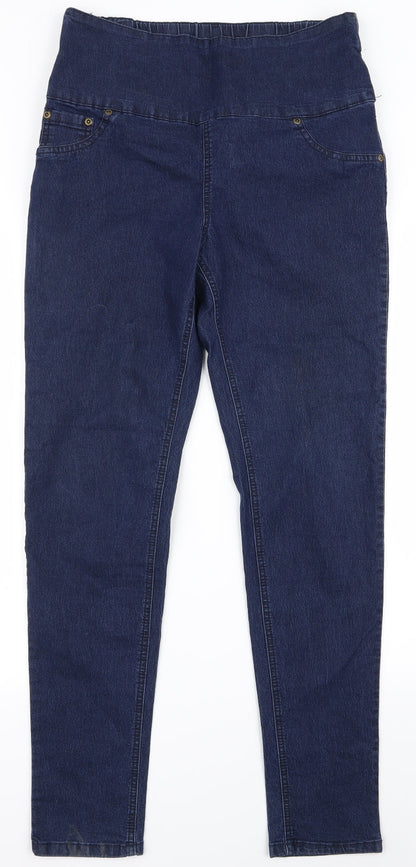 Womens UK Size 30 Preworn Regular Fit Skinny Blue Jeans