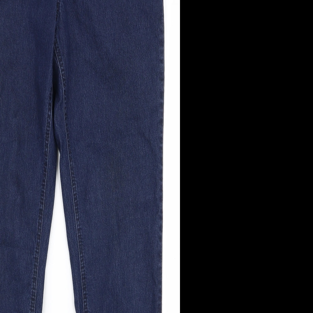 Womens UK Size 30 Preworn Regular Fit Skinny Blue Jeans