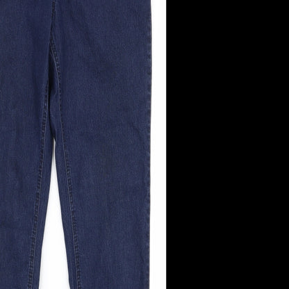 Womens UK Size 30 Preworn Regular Fit Skinny Blue Jeans