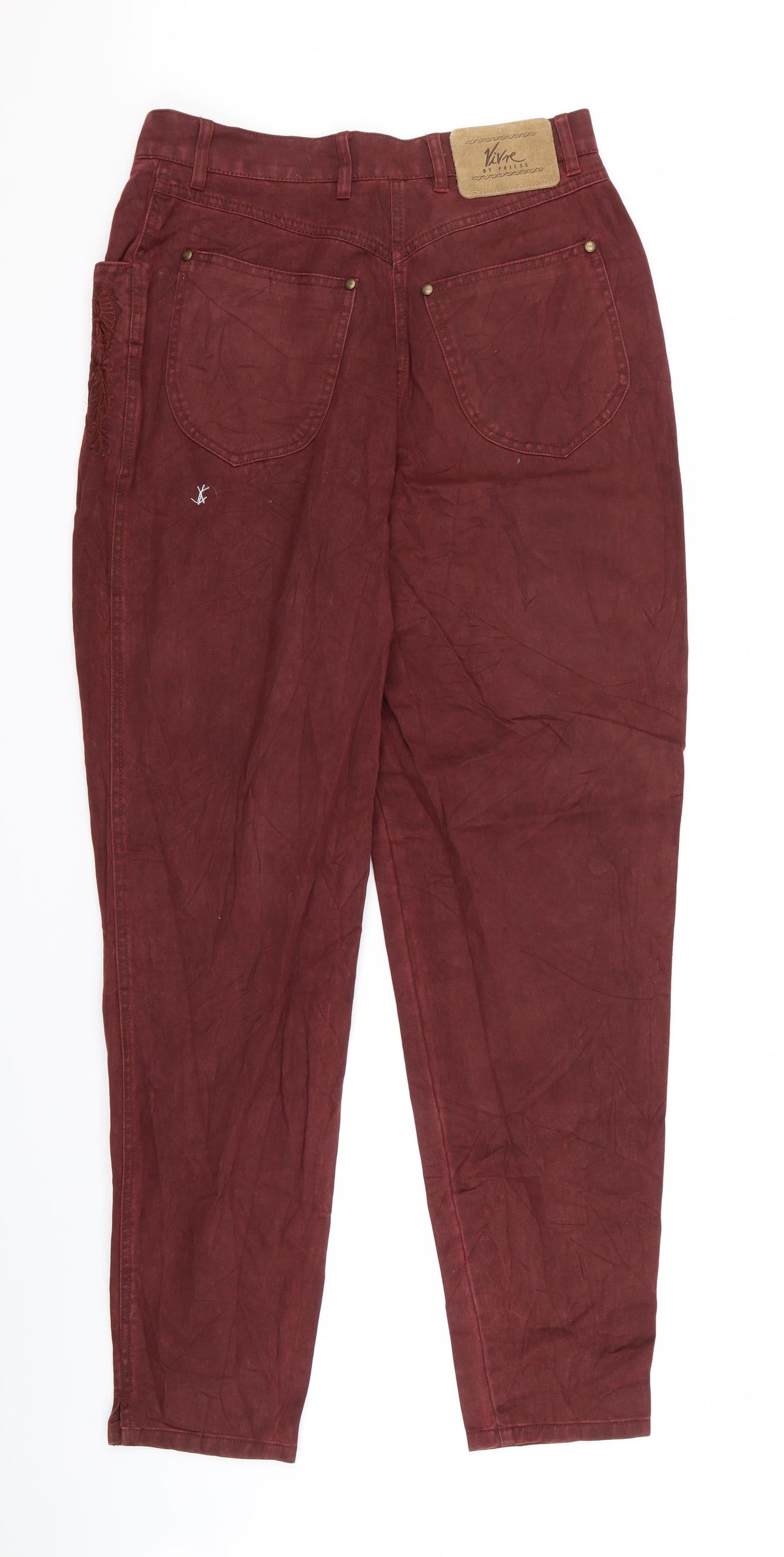 vivre Womens Red   Skinny Jeans Size 30 L32 in