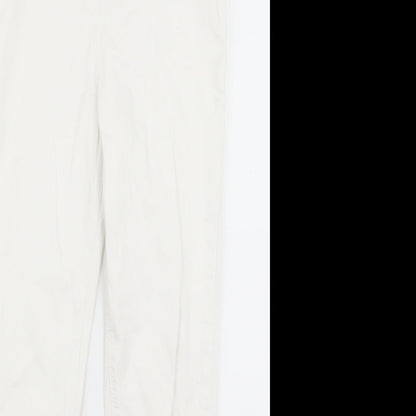 jegging Girls White  Ramie Jegging Trousers Size 10 Years