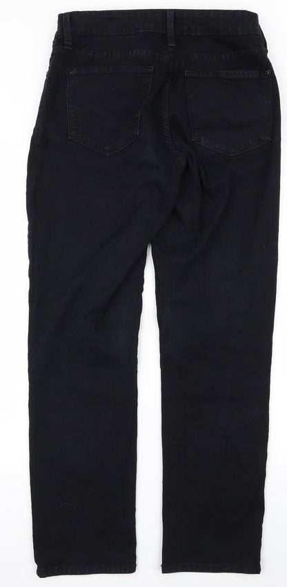 Womens UK Size 28 Preworn Regular Fit Skinny Black Jeans