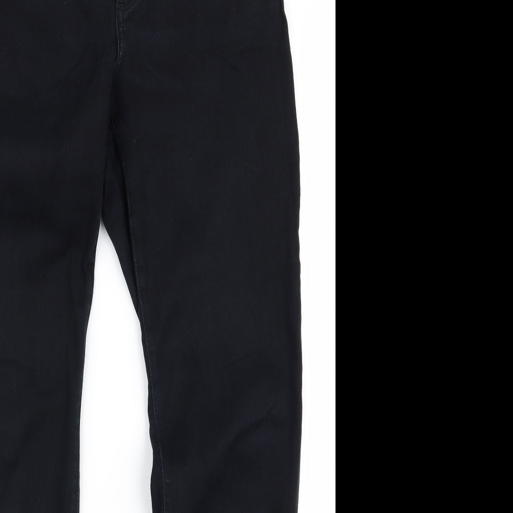 Womens UK Size 28 Preworn Regular Fit Skinny Black Jeans