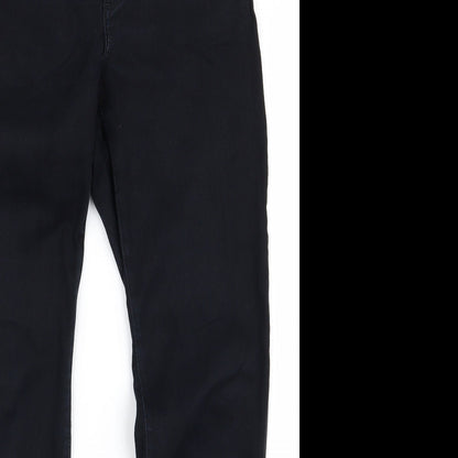 Womens UK Size 28 Preworn Regular Fit Skinny Black Jeans