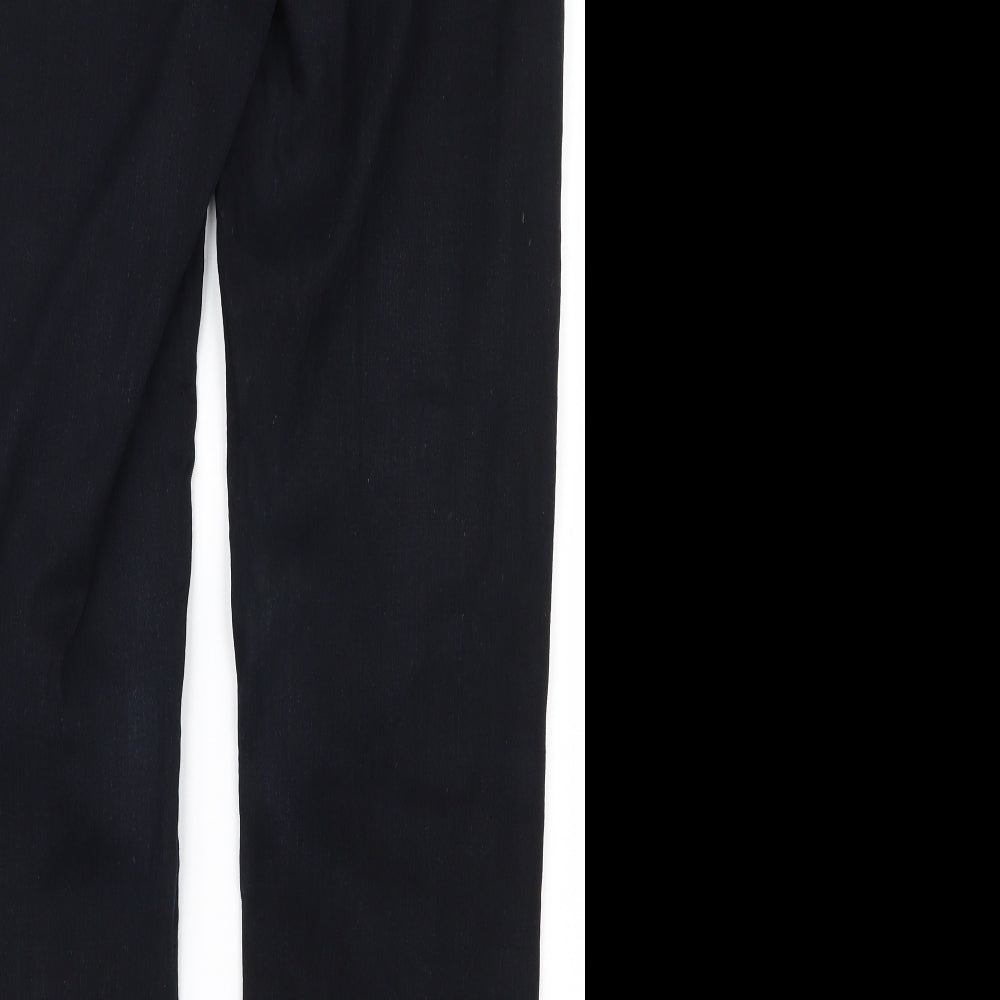 Womens UK Size 28 Preworn Regular Fit Skinny Black Jeans