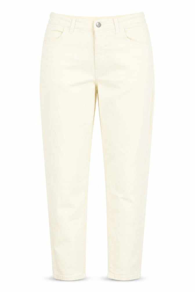 Womens UK Size 24 Preworn Regular Fit  Yellow Trousers
