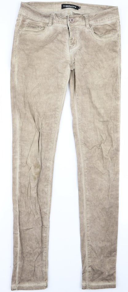 madonaa Womens Beige   Skinny Jeans Size S L30 in