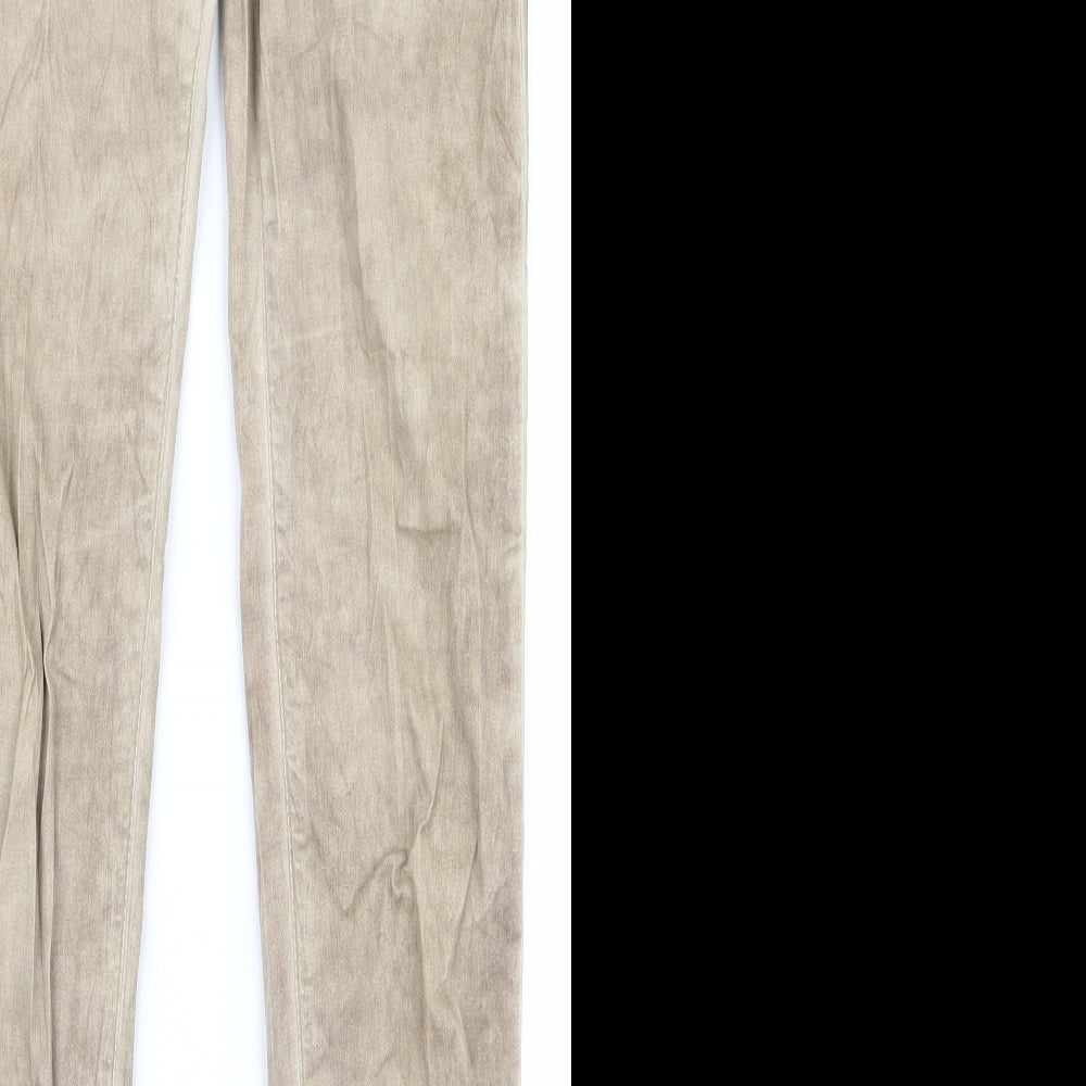 madonaa Womens Beige   Skinny Jeans Size S L30 in