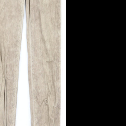 madonaa Womens Beige   Skinny Jeans Size S L30 in