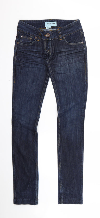 Womens UK Size 26 Preworn Regular Fit Skinny Blue Jeans