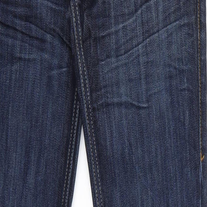 Womens UK Size 26 Preworn Regular Fit Skinny Blue Jeans