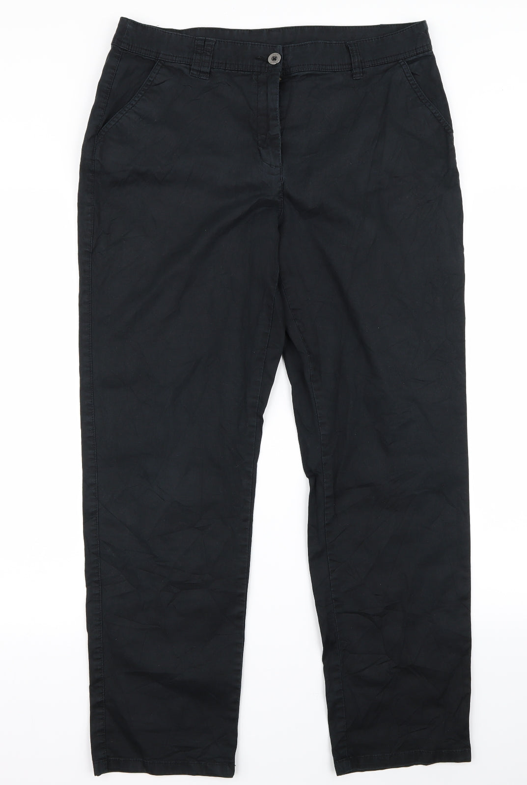 Womens UK Size 34 canda Regular Fit  Black Trousers