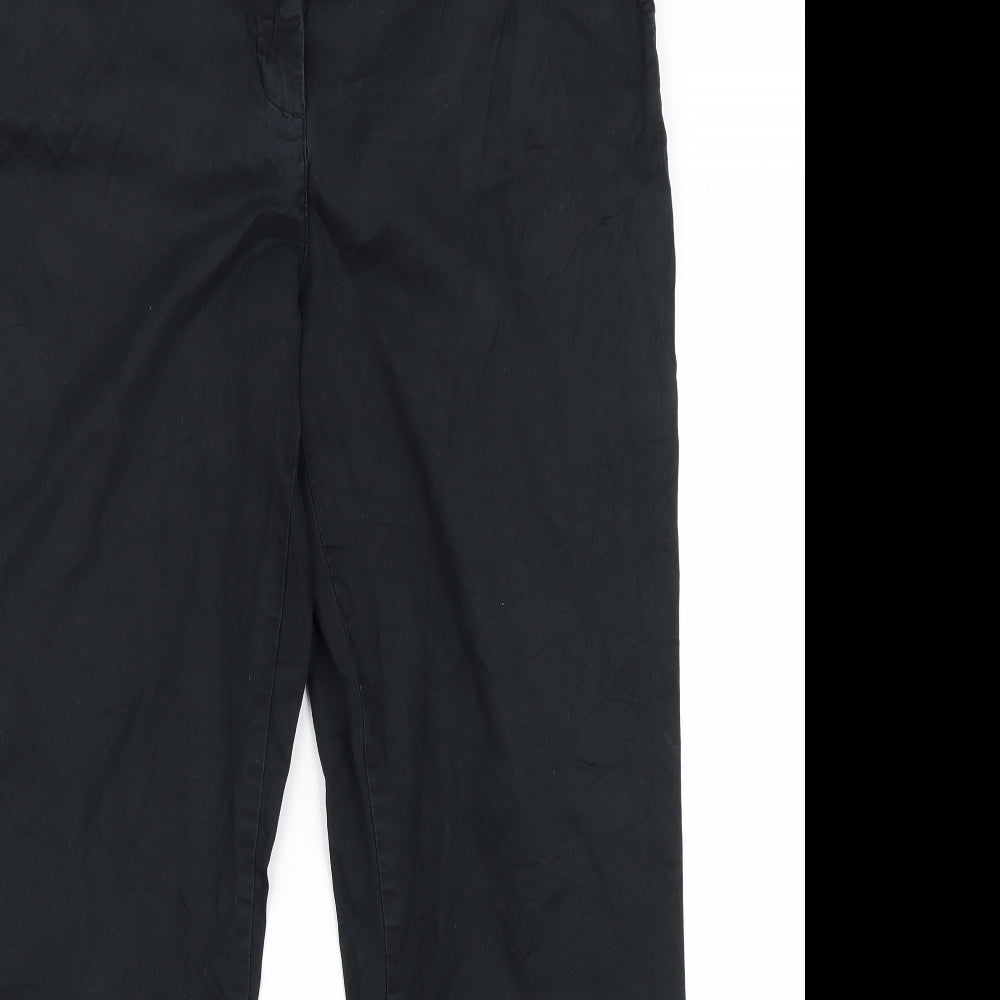 Womens UK Size 34 canda Regular Fit  Black Trousers