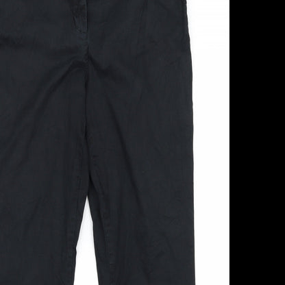 Womens UK Size 34 canda Regular Fit  Black Trousers